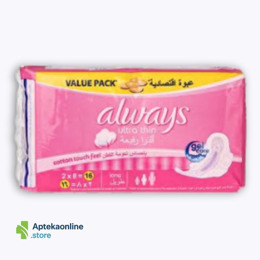 Always Cotton Soft Ultra Thin Sensitive 16 Pads