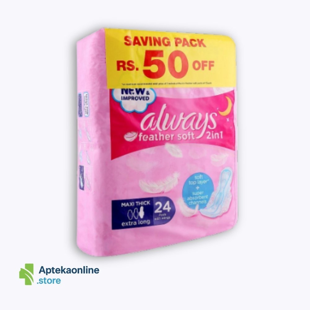 Always Dream 2 In 1 Maxi Thick Extra Long 24 Pads