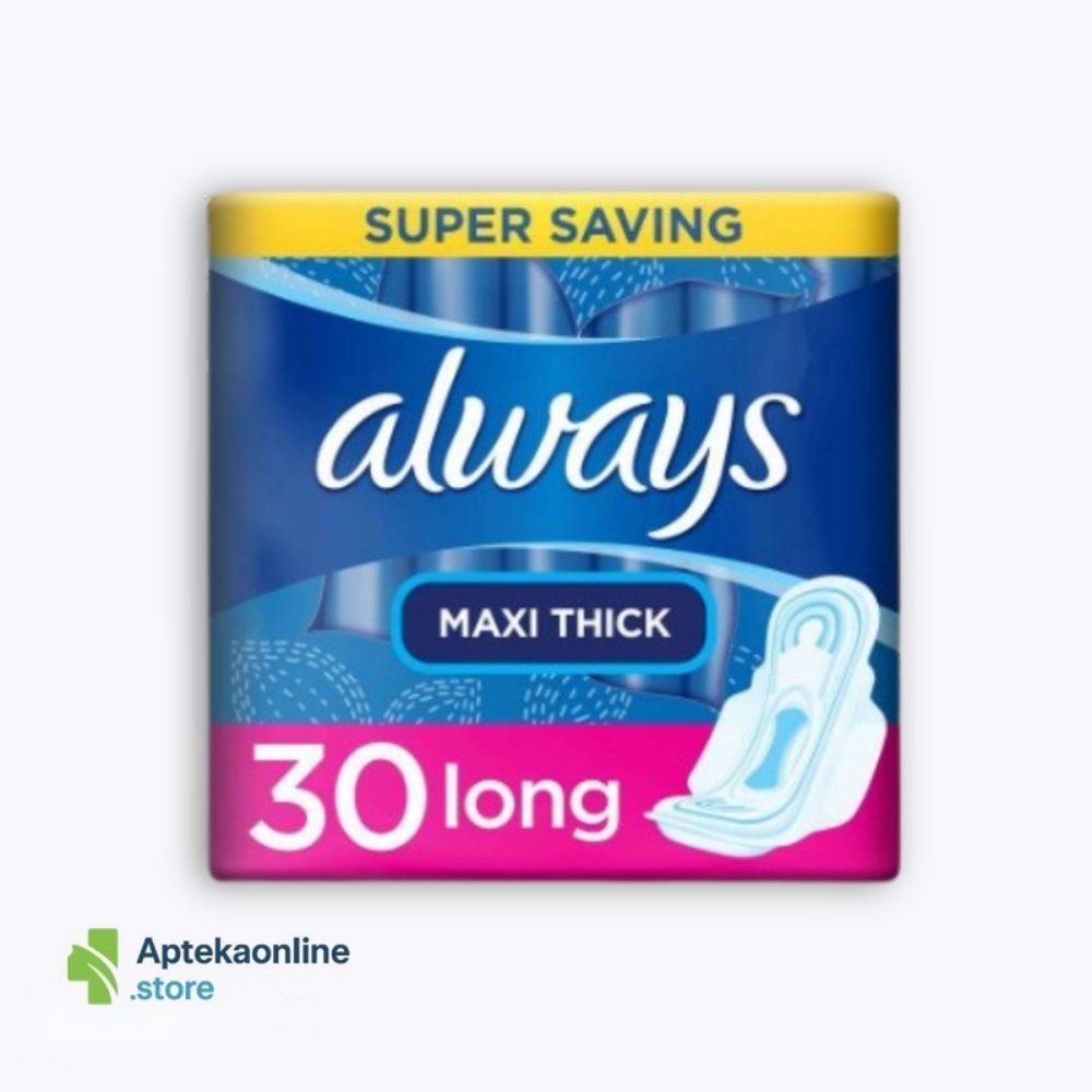 Always Maxi Thick Long 26+4 Pads