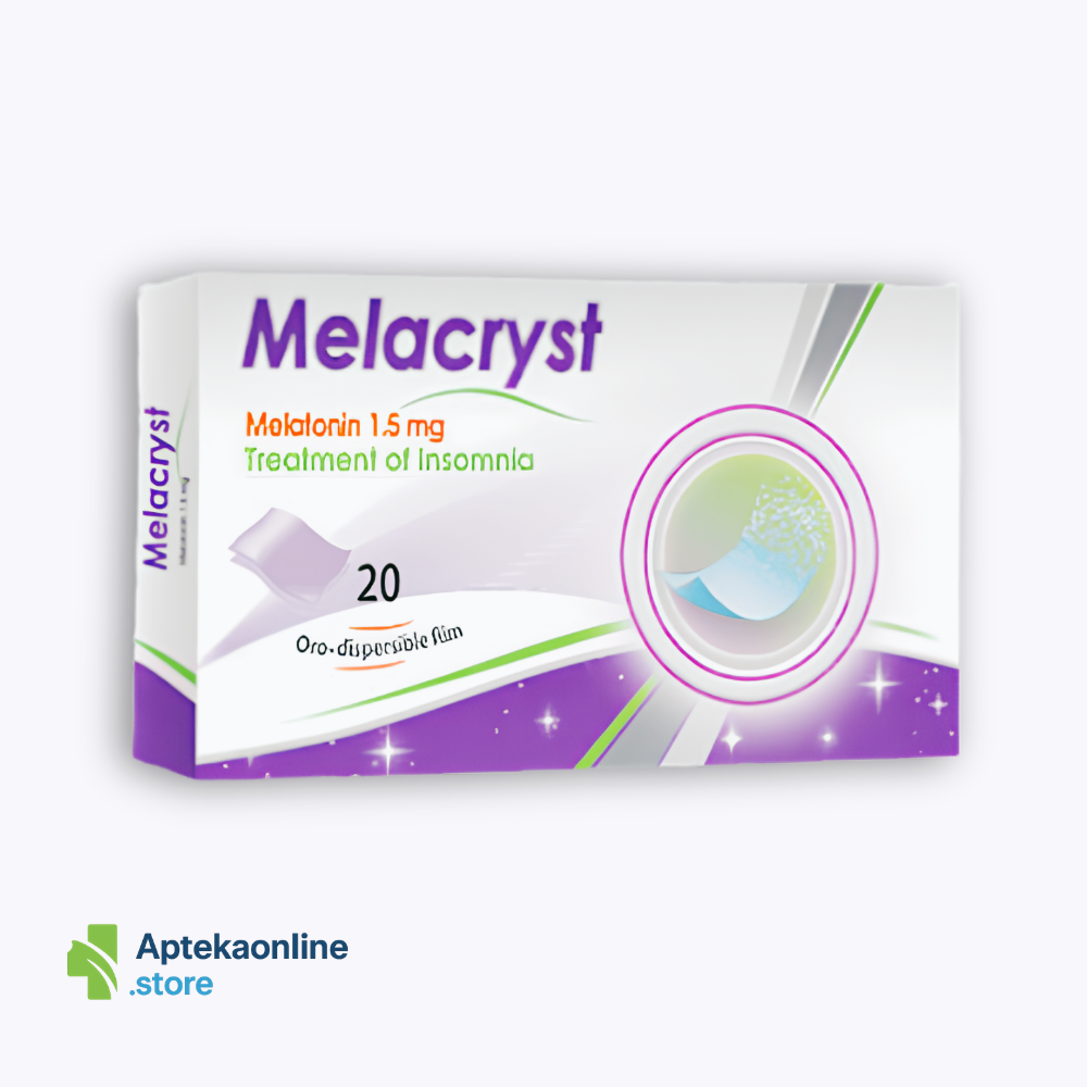 Melacryst 1.5 mg 20 oral dissolving films
