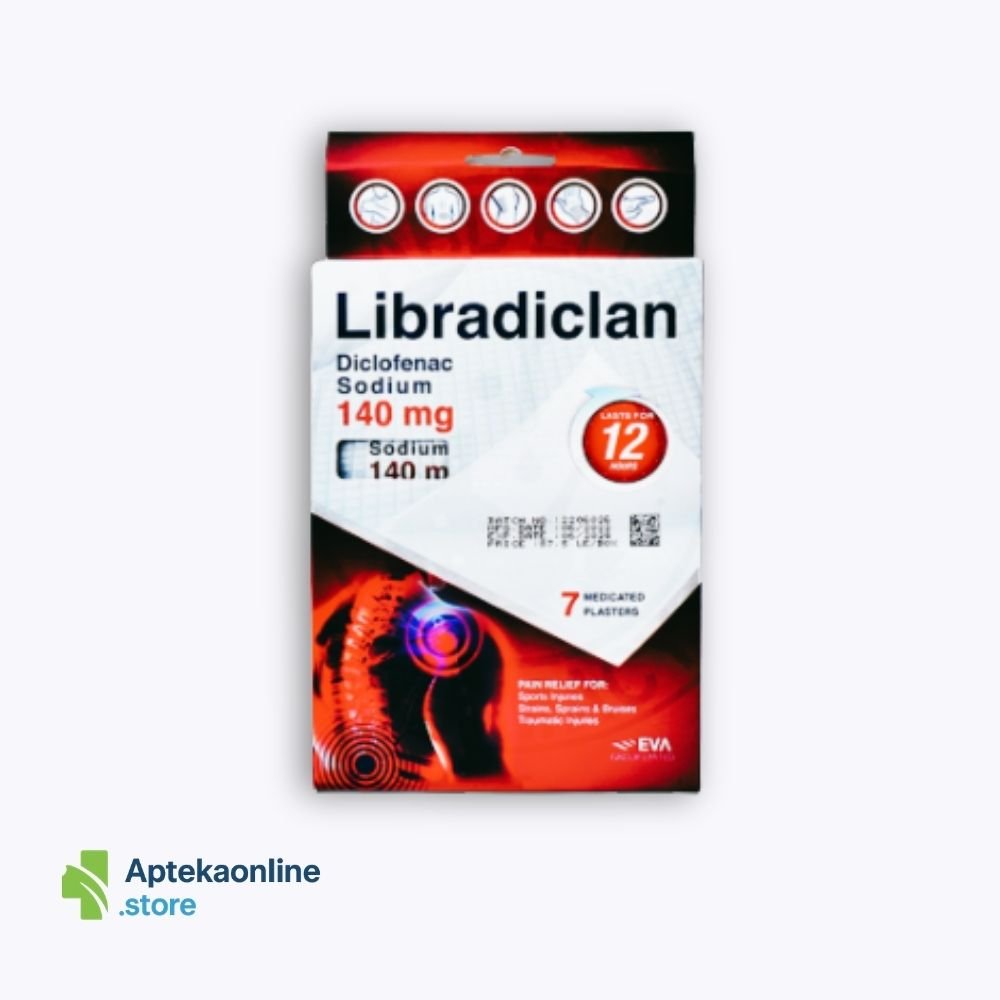 Libradiclan Medicated plasters with diclofenac 7 pieces