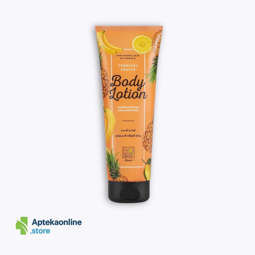 Bobana Body lotion tropical fruits with hyaluronic acid & vitamin E 240 ml