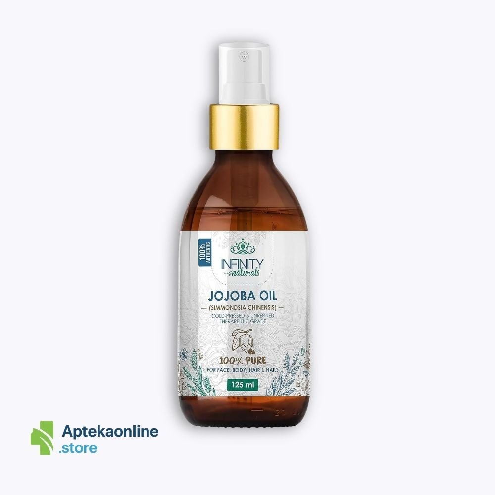 Infinity Natural cold-pressed jojoba oil for face, body and hair 125 ml