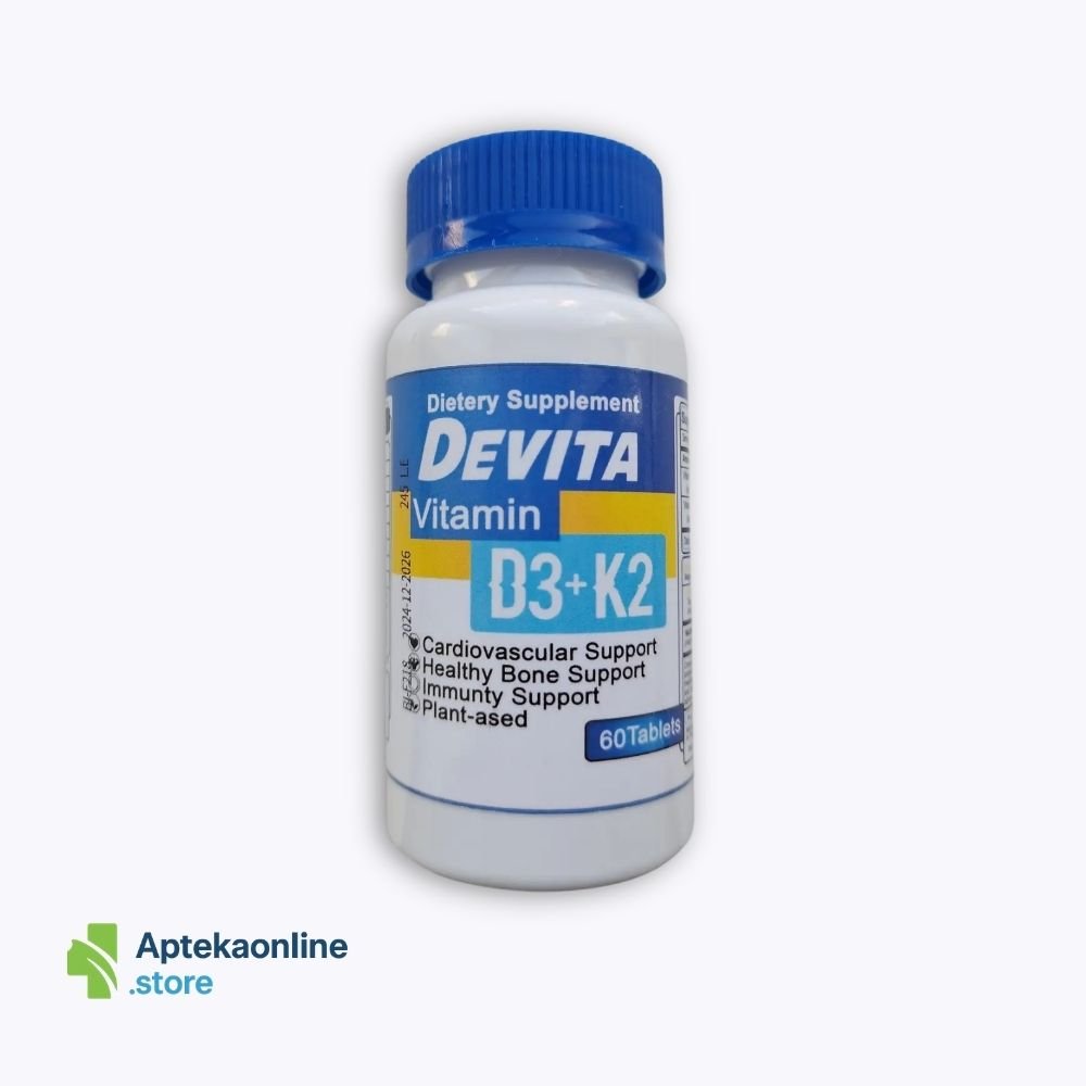 Devita Vitamin D3 & K2 60 tablets